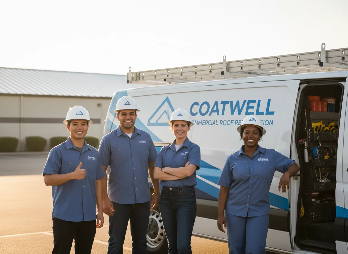 Commercial roof coating company in Meridian, OK